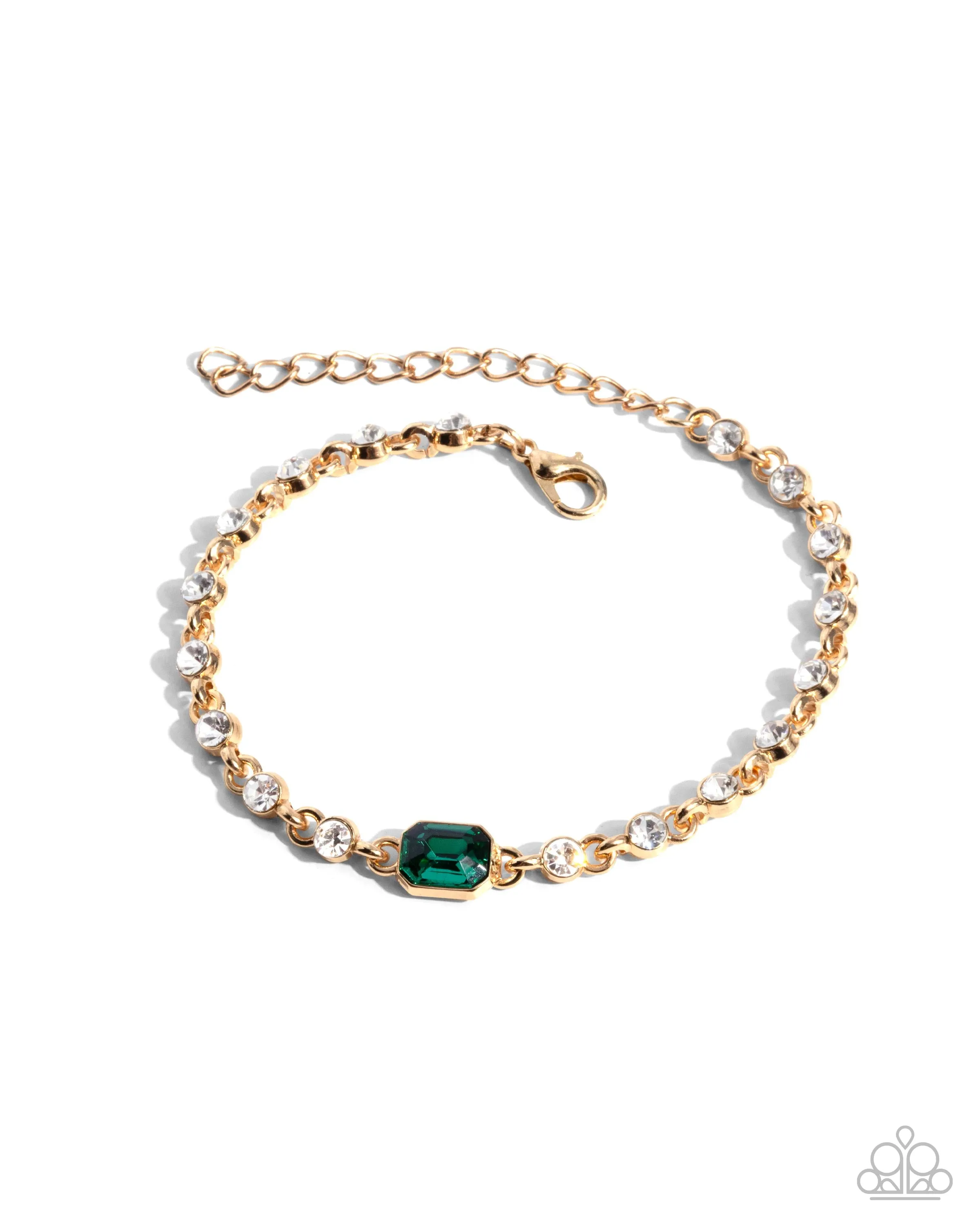 Fitted Fidelity - Green Bracelet - Paparazzi Accessories