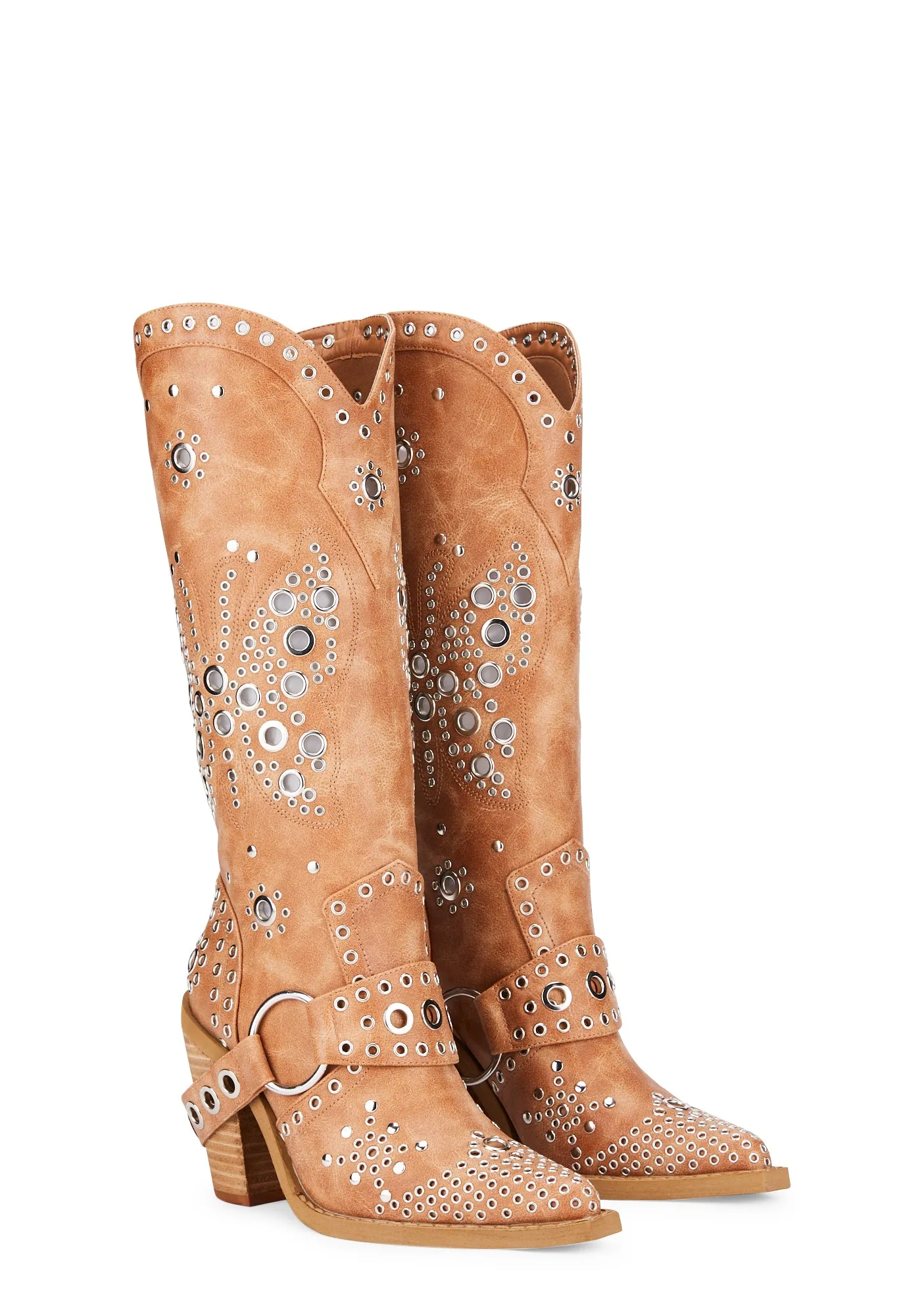 Flight Risk Cowboy Boots - Camel
