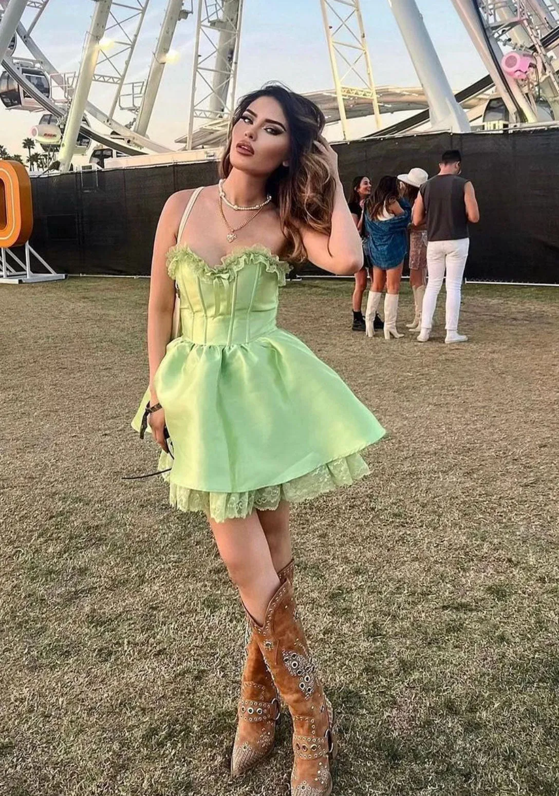 Flight Risk Cowboy Boots - Camel