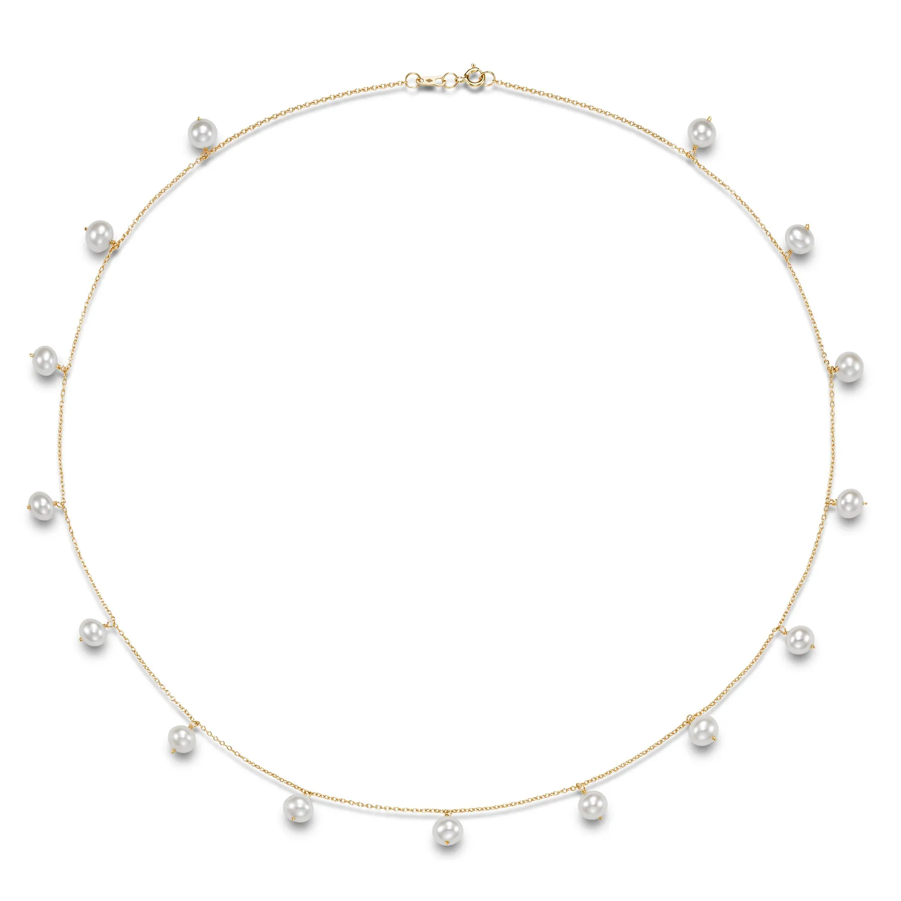 Freshwater Pearl Dangles Necklace