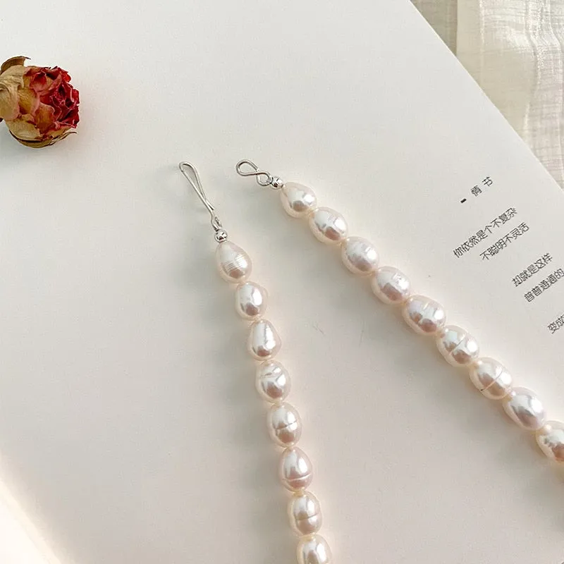 Freshwater Pearl Necklace 925 Sterling Silver Clasp