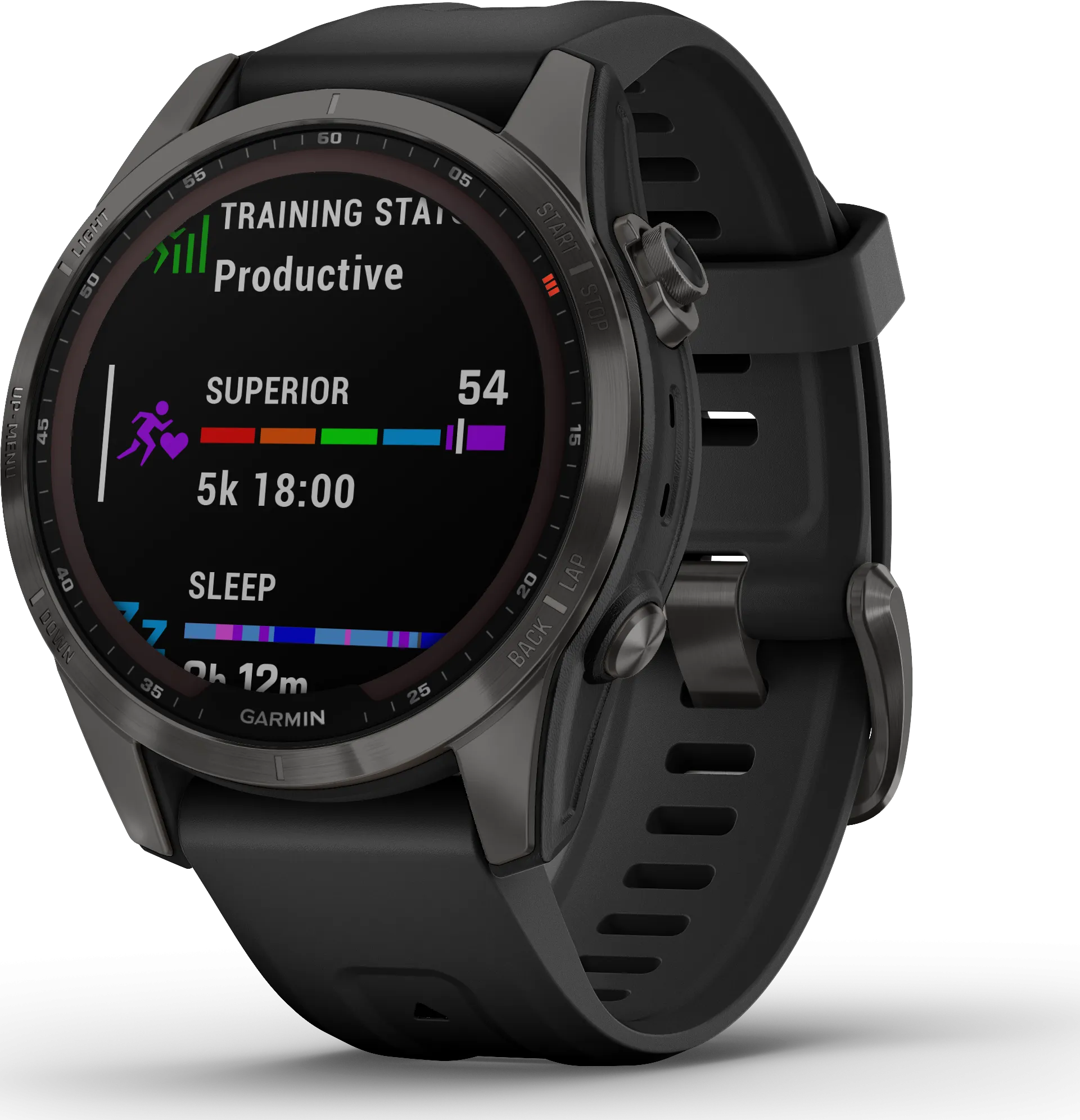 Garmin Fenix 7S Sapphire Solar Carbon Grey/Black | Buy Garmin Fenix 7S Sapphire Solar Carbon Grey/Black here | Outnorth