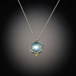 Geometric Topaz Necklace
