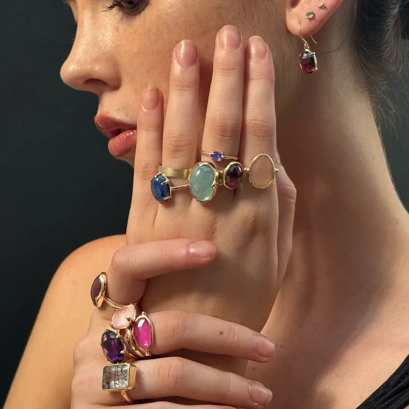 Gigi Ring, Amethyst, 9kt Rose Gold
