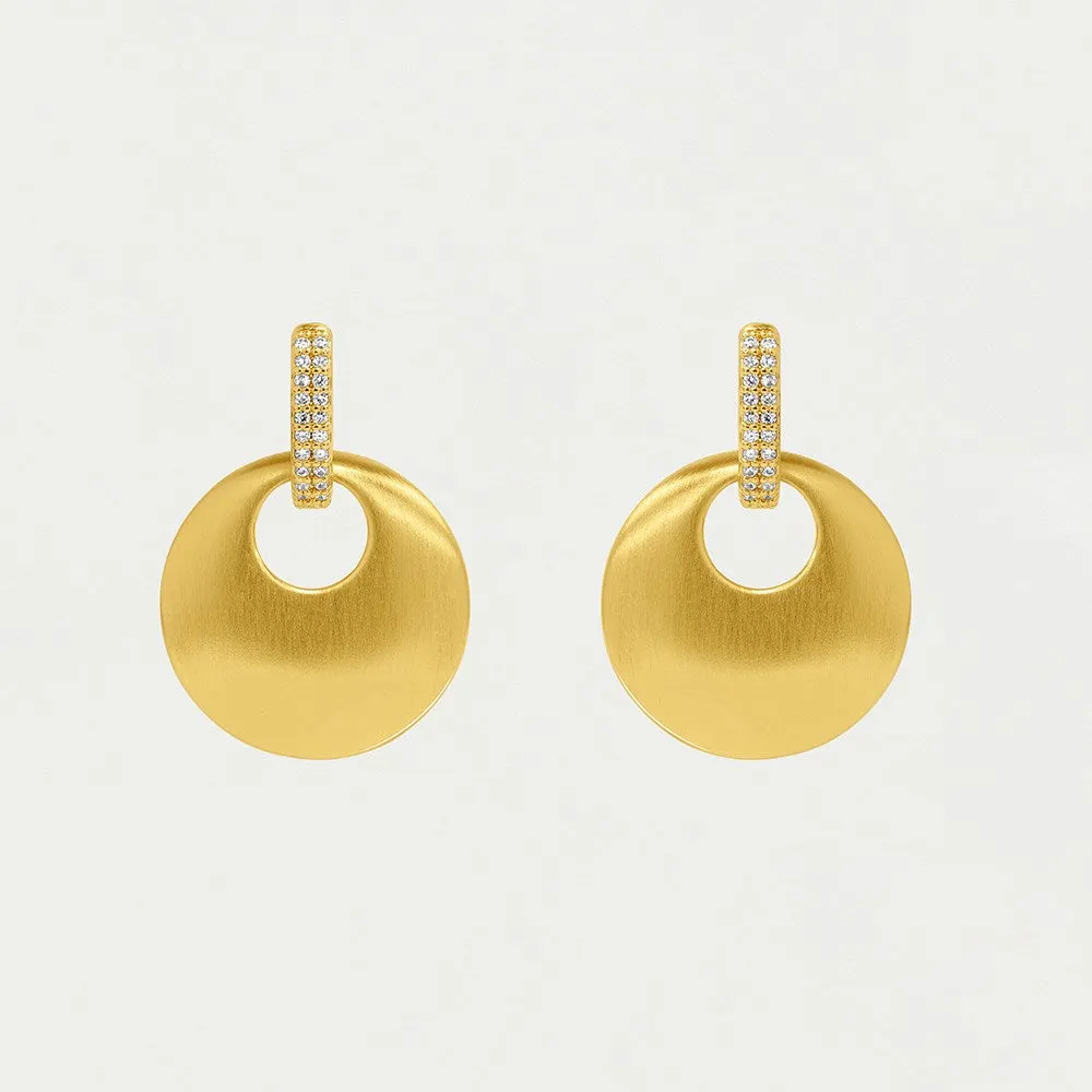 GOLD PETITE DROP EARRING