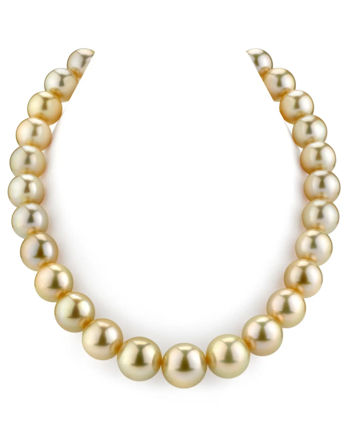 Golden South Sea Pearl Necklace, 14.0-16.0mm - AAA/Gem Quality