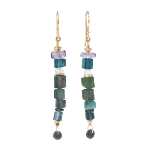 ‘Green with Envy’ Drop Earrings