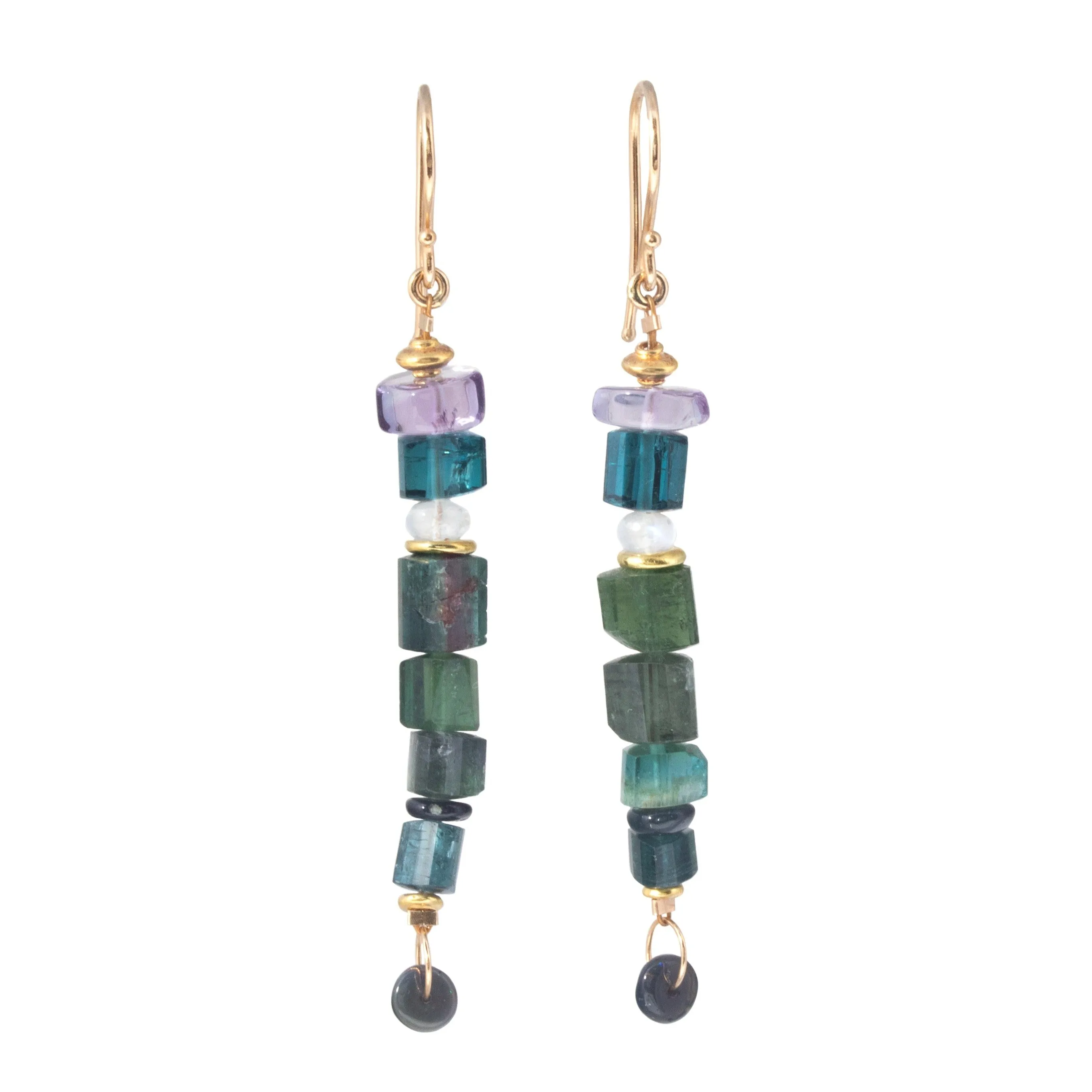 ‘Green with Envy’ Drop Earrings