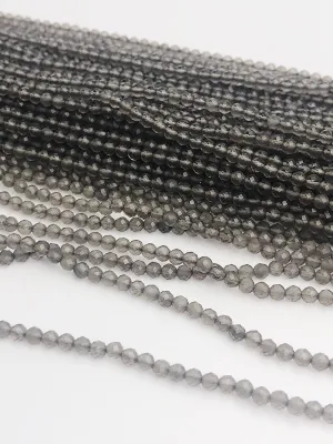 HALF OFF SALE - Gray Moonstone Gemstone Beads, Full Strand, Semi Precious Gemstone, 13"