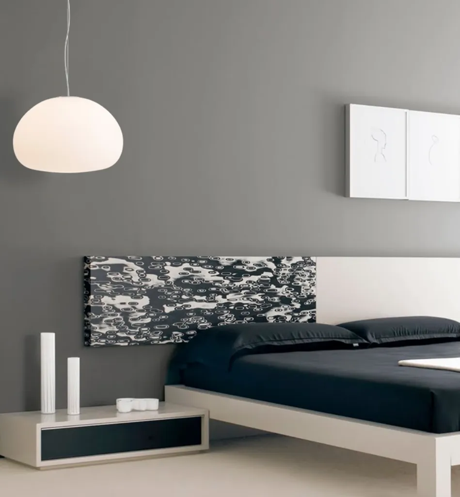 Halfdan White Frosted Pendant Light