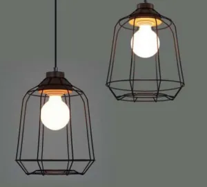 HILDURU Bare Essence Web Hanging Lamp Bottle-Shape