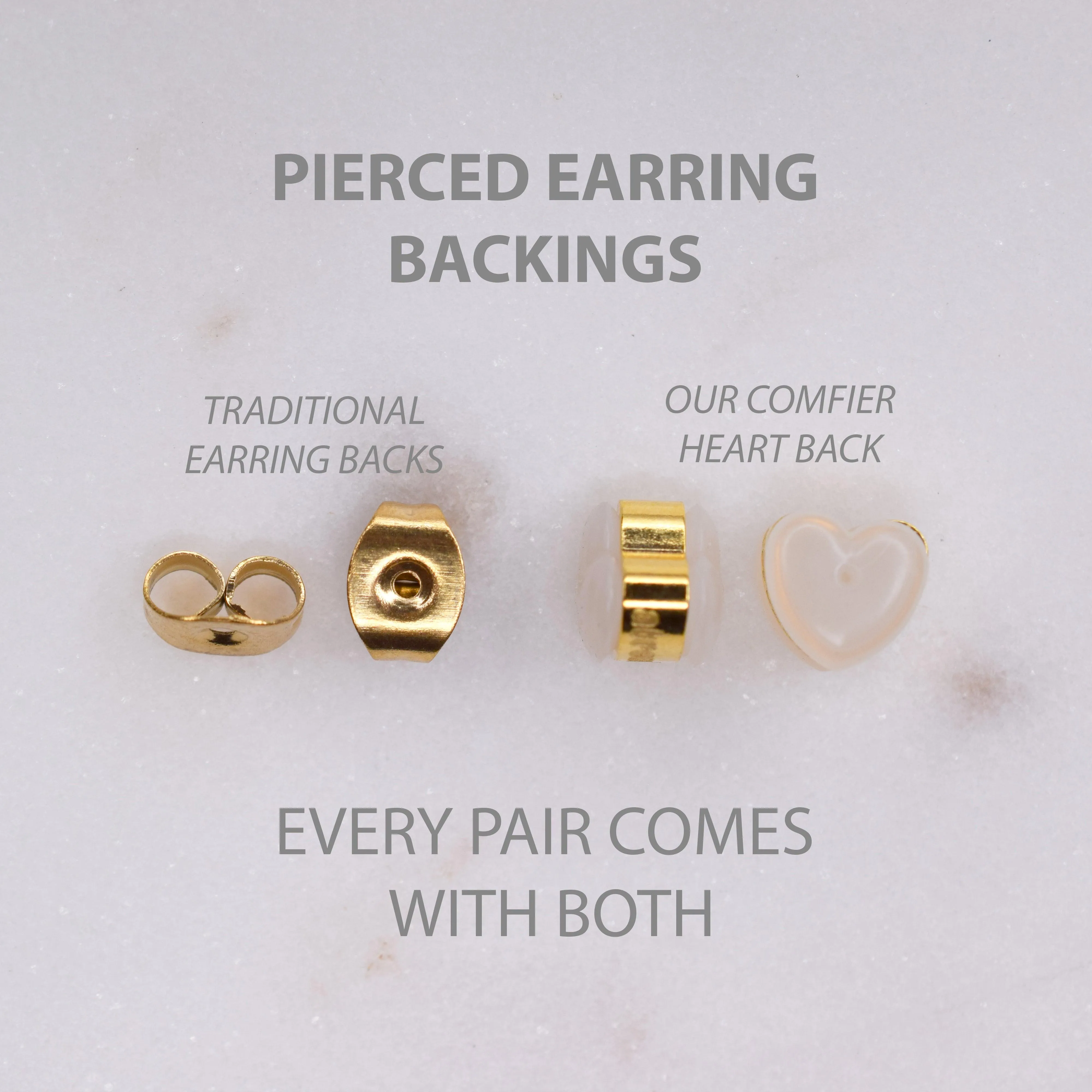 HOLLOW CHUNKY MEDIUM HOOP EARRINGS IN GOLD