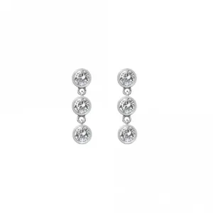 Hot Diamonds Silver Tender Triple Drop Earrings DE585