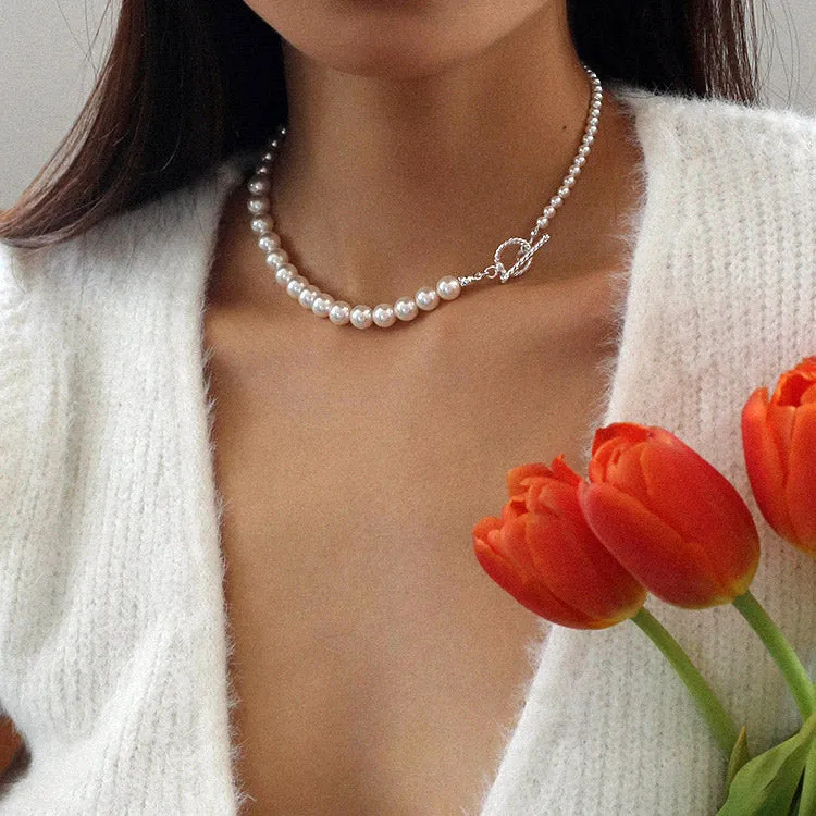 Ivory Pearl Choker Necklace