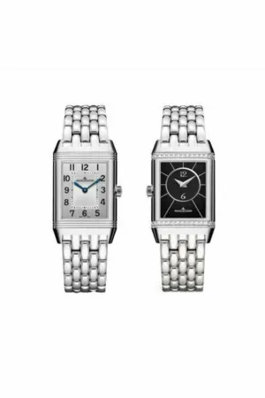 jaeger lecoultre reverso classic medium duetto stainless steel 40mm men's watch