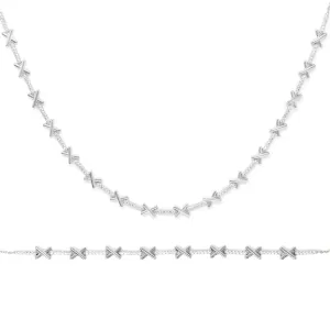 Kiss Tennis Gift Set - Silver