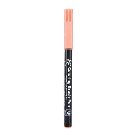 Koi Colouring Brush Pen Coral Red