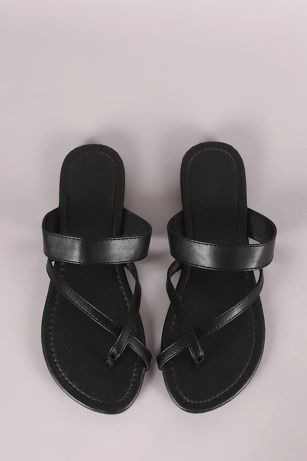 Liliana Toe Ring Slide Flat Sandal
