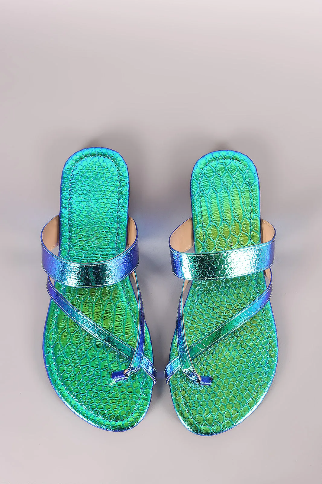 Liliana Toe Ring Slide Flat Sandal