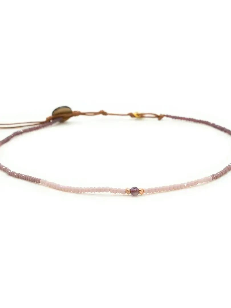 Lotus & Luna "Amethyst" Goddess Necklace