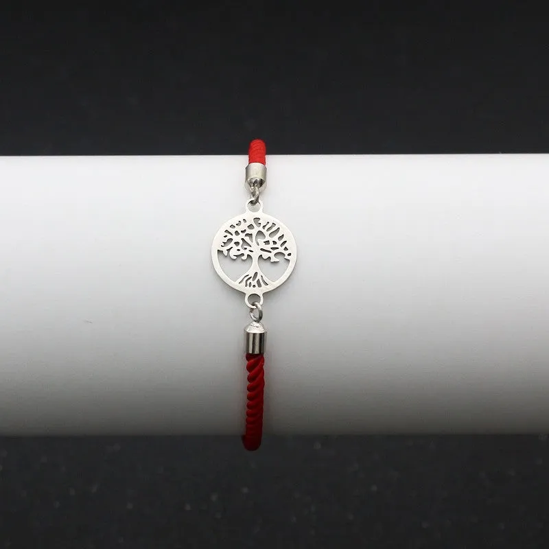 Lucky Rope Friendship Tree of Life Bracelet Charm Matching Bracelet