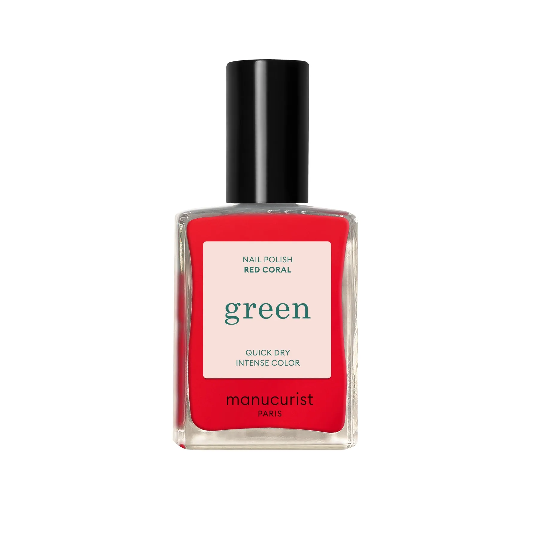 MANUCURIST - Green Nail Polish - Red Coral