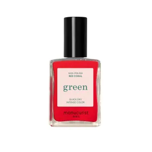 MANUCURIST - Green Nail Polish - Red Coral