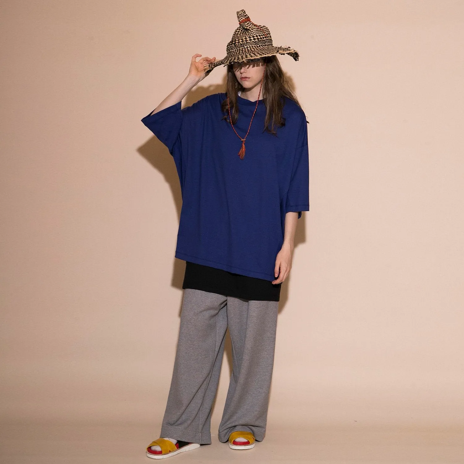 MBL-BASIC-T2 MERCERIZATION JERSEY OVERSIZED T-SHIRT