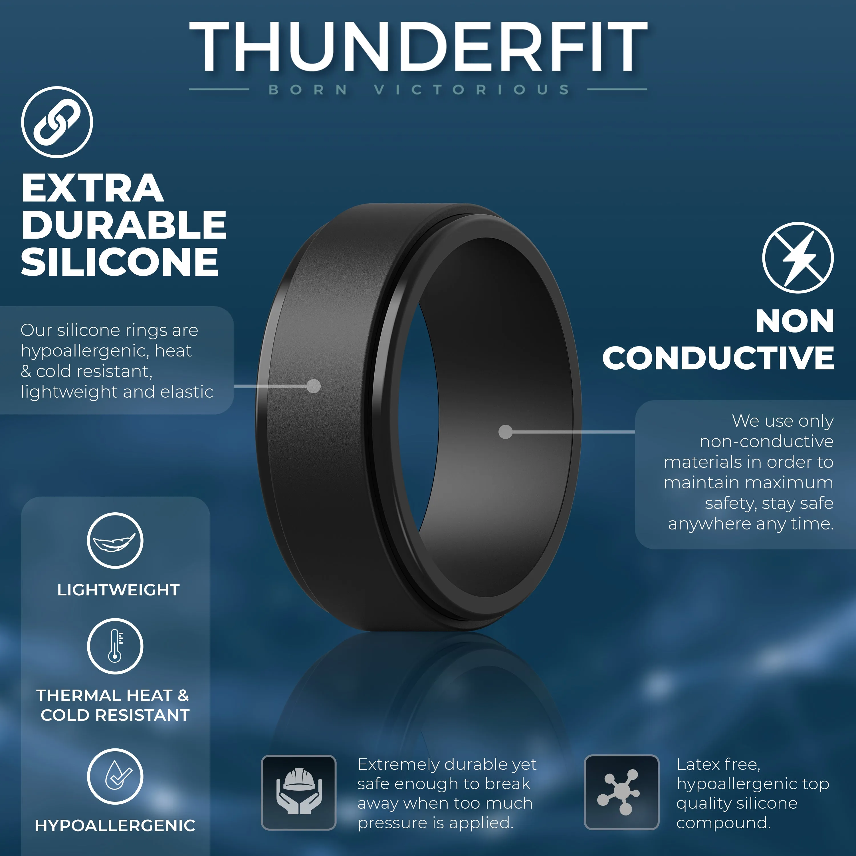 Men's Classic Prime 1 - Silicone Ring