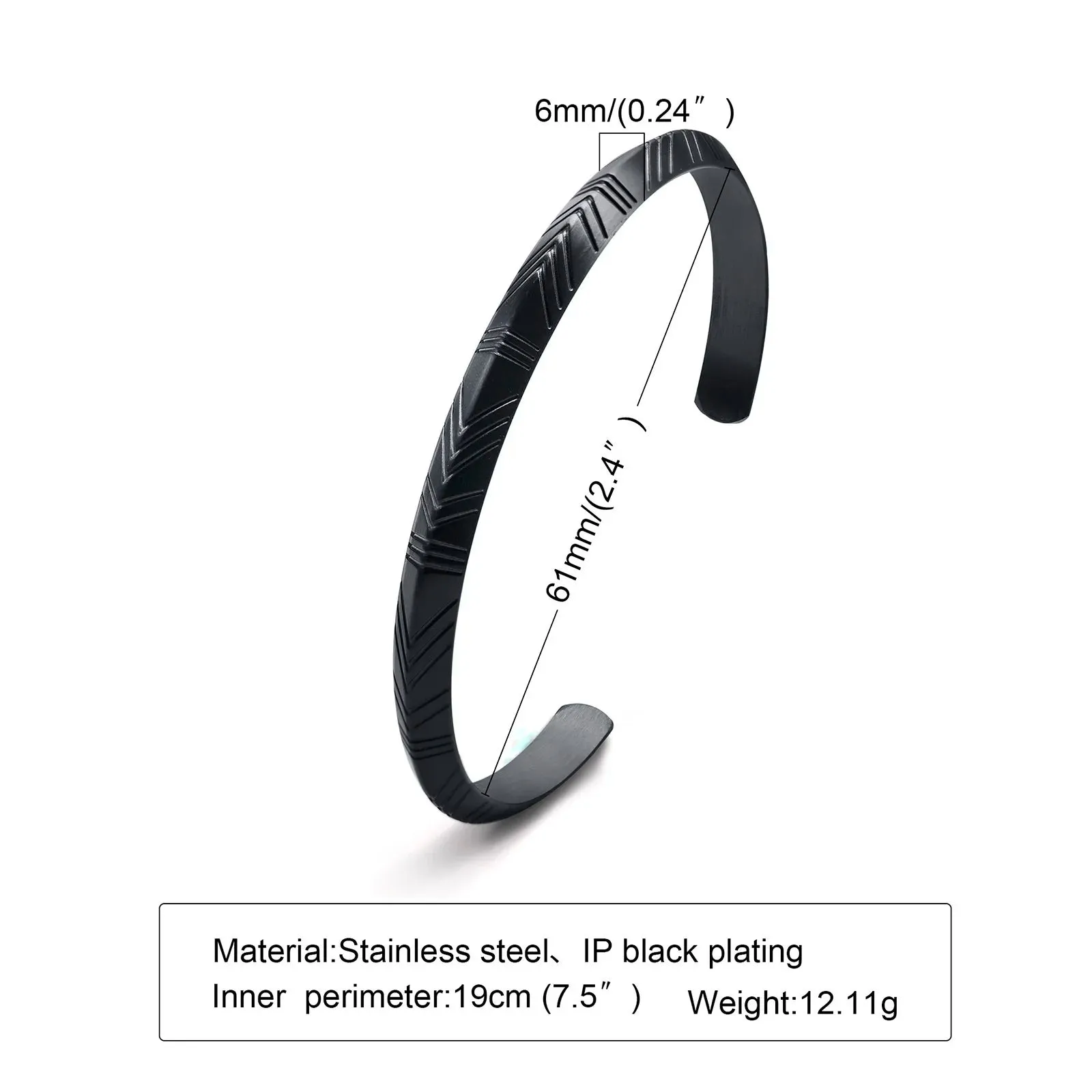 Men's Thin Bracelet,Stainless Steel Cuff  Bangle Bracelet, Thin Cuff, Boyfriend Cuff, Gifts for Him, Father's Day Gifts