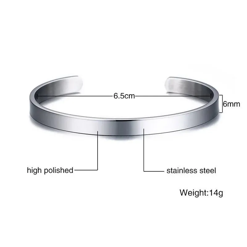 Men's Thin Bracelet,Stainless Steel Cuff  Bangle Bracelet, Thin Cuff, Boyfriend Cuff, Gifts for Him, Father's Day Gifts