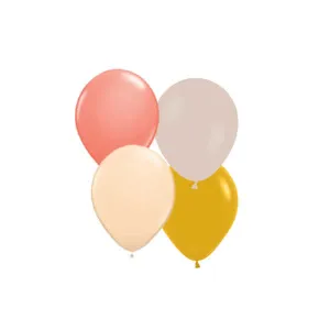 Mini 5" Balloon Mix - Boho Babe (12 pack)