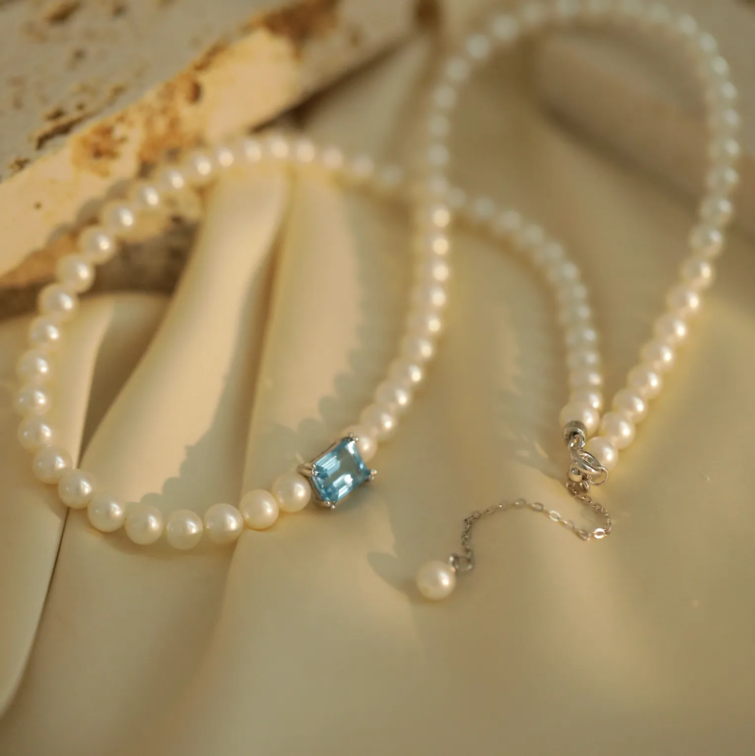 Ocean Breath Pearl Necklace