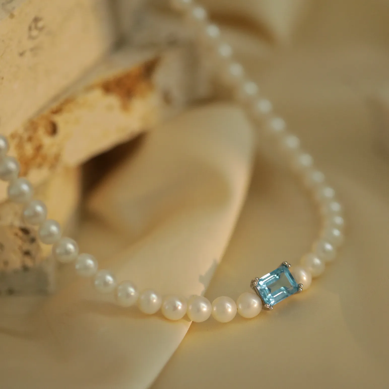 Ocean Breath Pearl Necklace