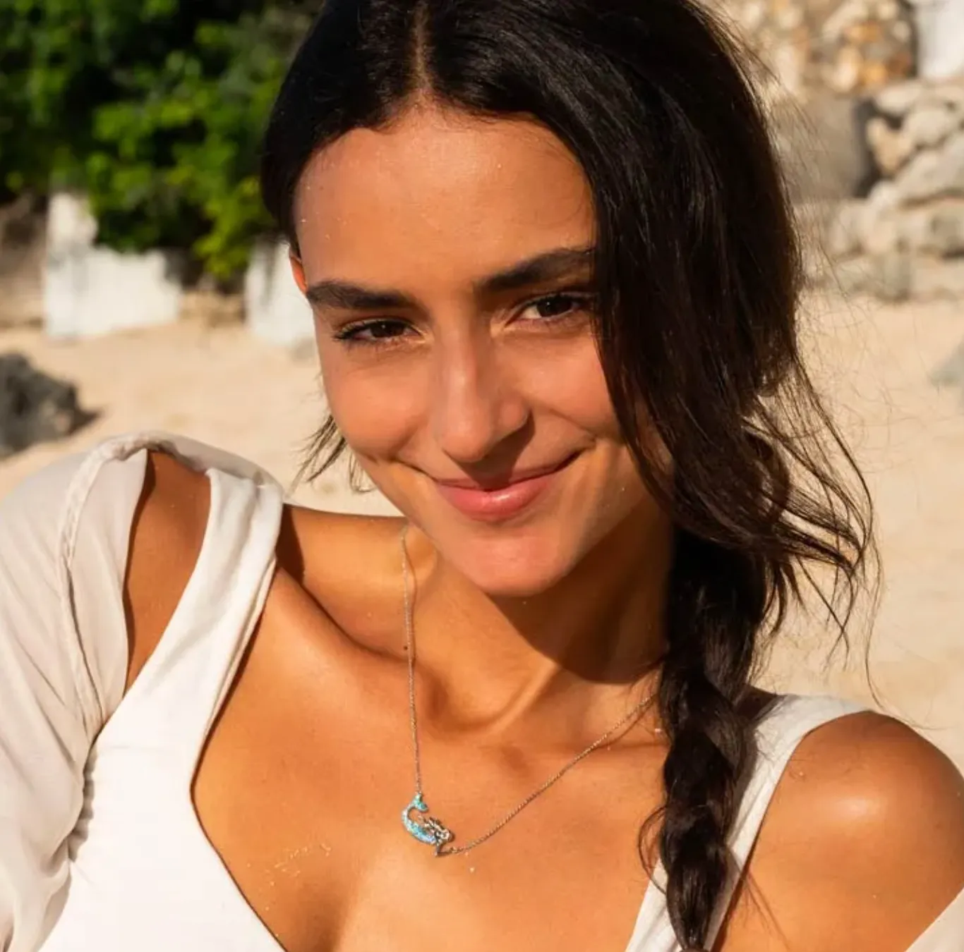 Ocean SS Aqua Mermaid Necklace