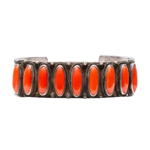 Old Pawn Mediterranean Coral Cuff | Julian Chavez
