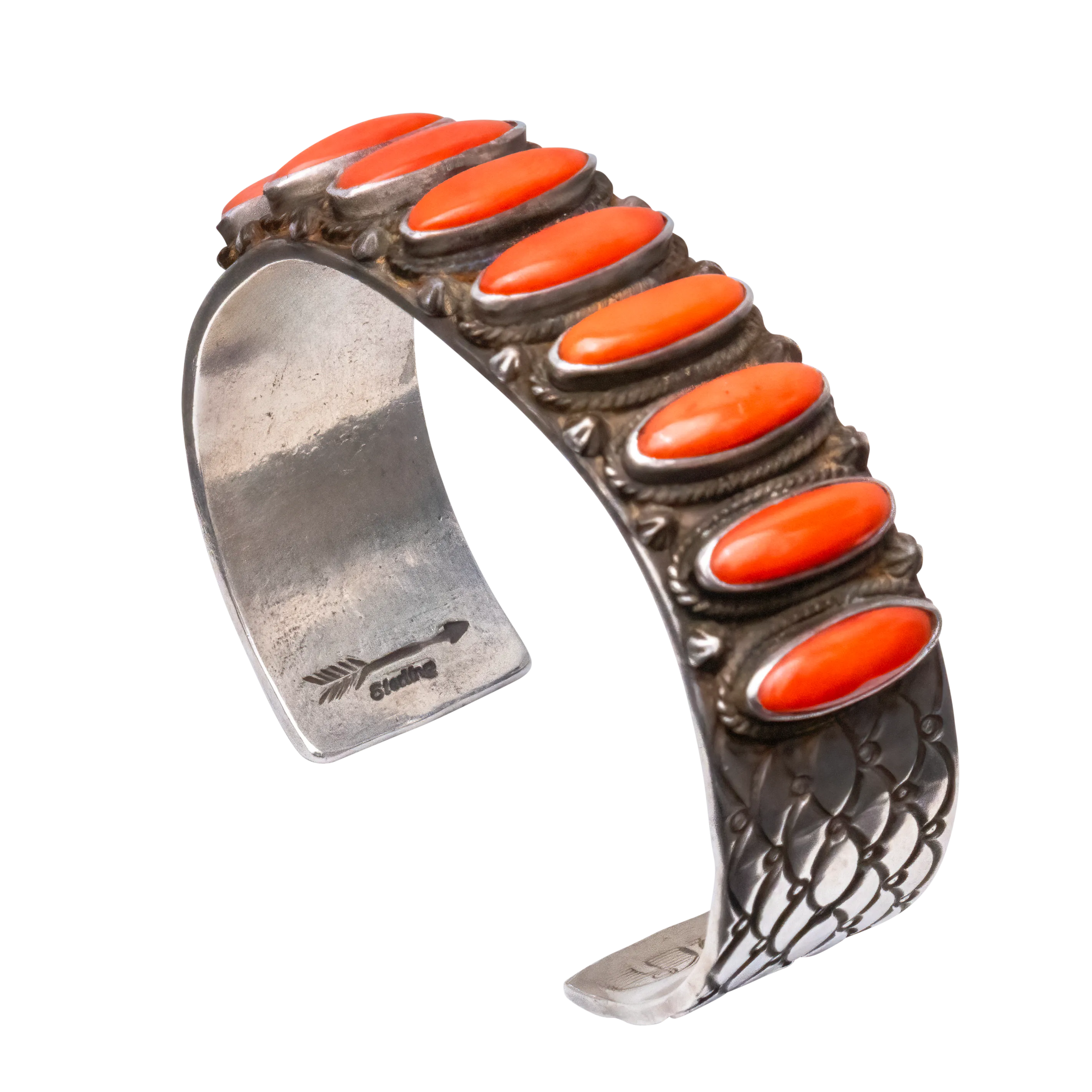 Old Pawn Mediterranean Coral Cuff | Julian Chavez