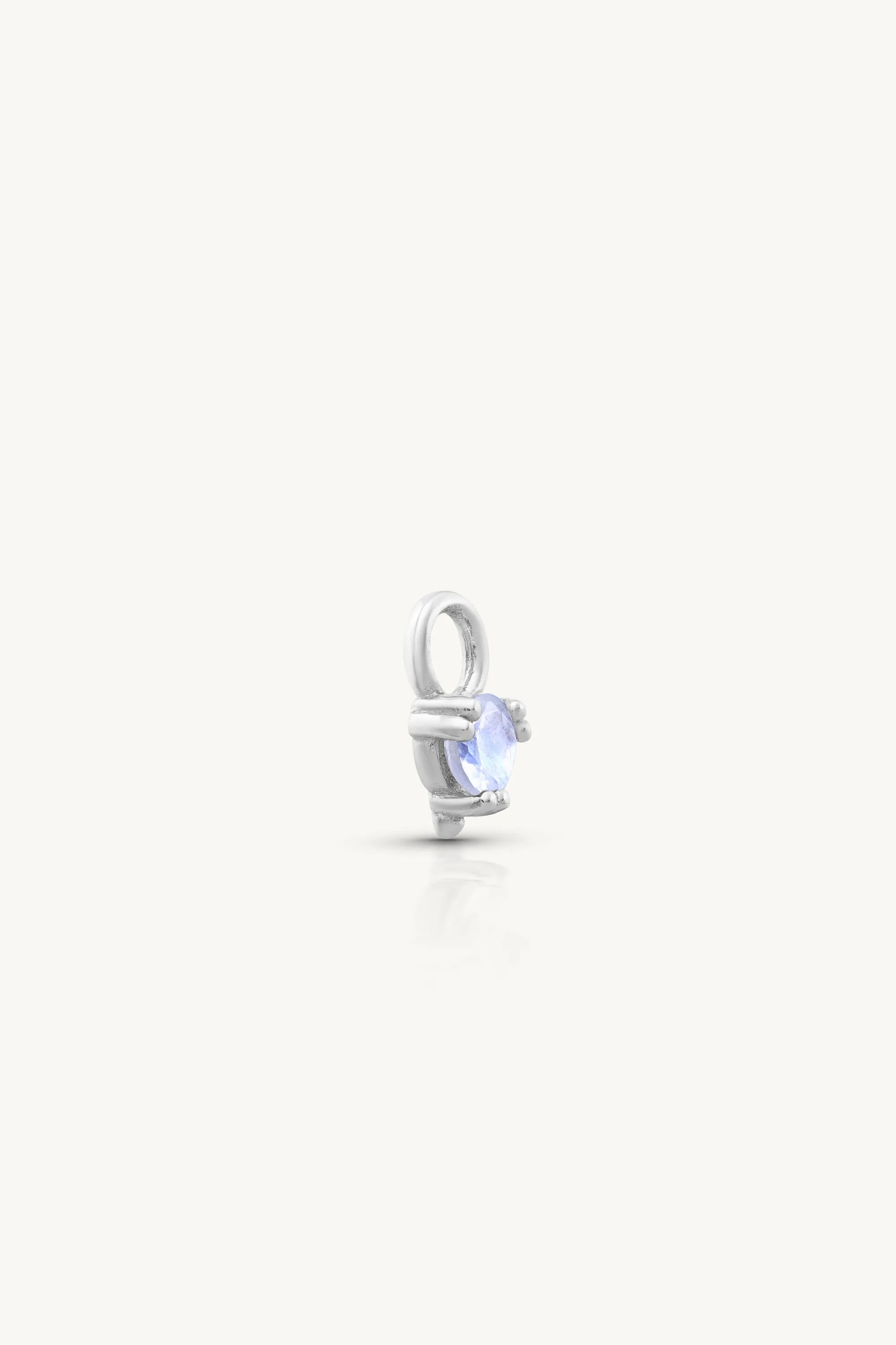 Orb Moonstone Silver Charm