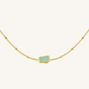 Organic Gemstone Necklace