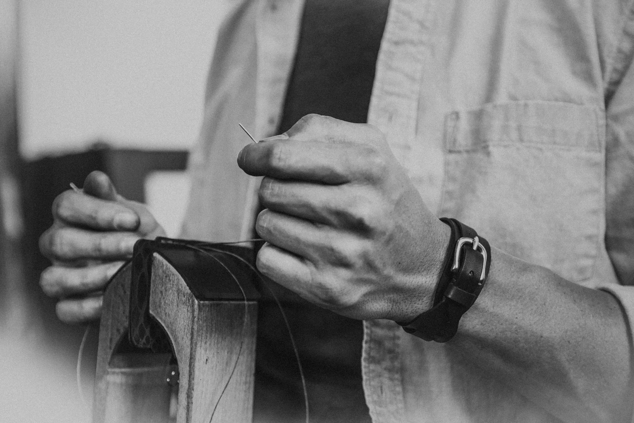 Pass Thru Cuff Indigo Cordovan