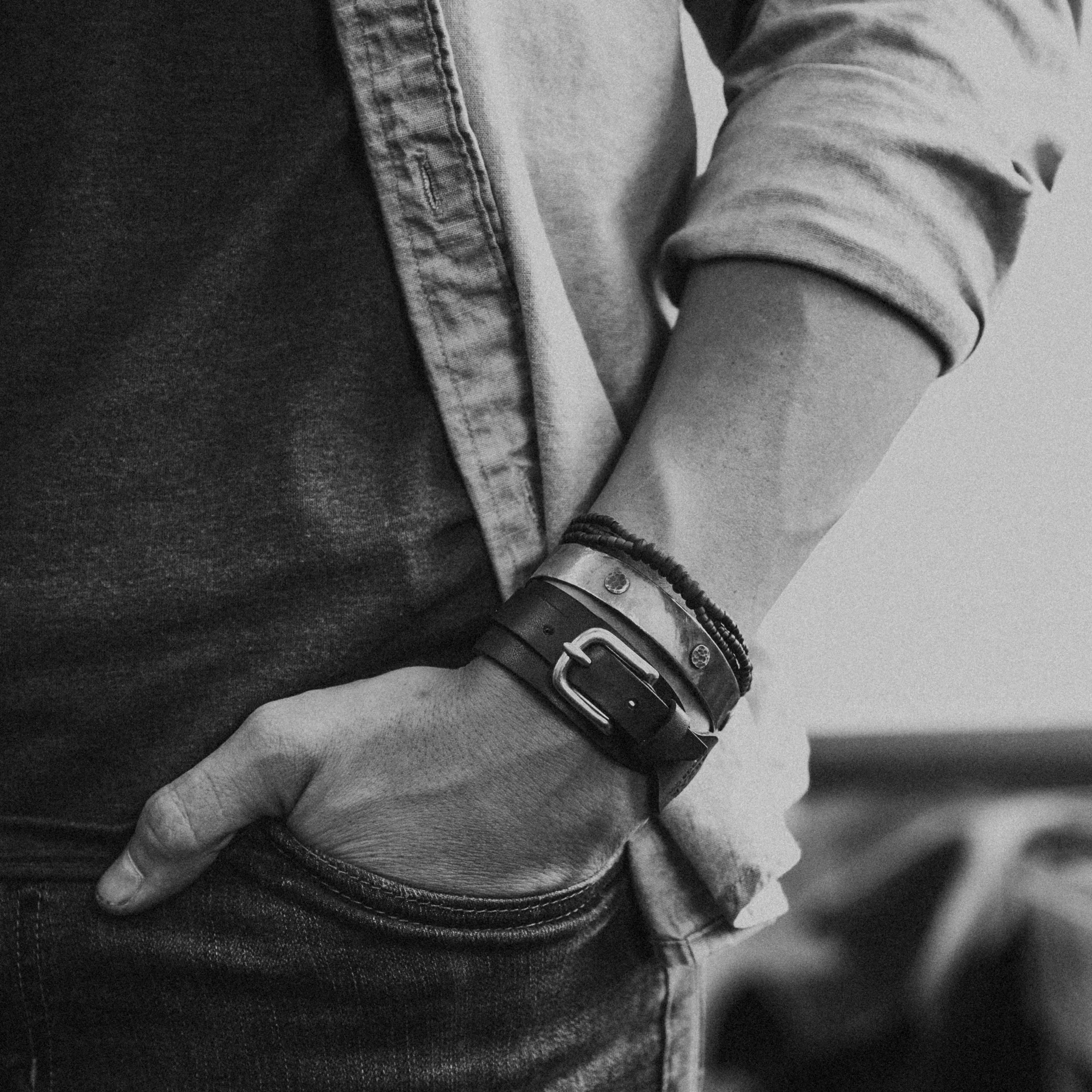 Pass Thru Cuff Indigo Cordovan