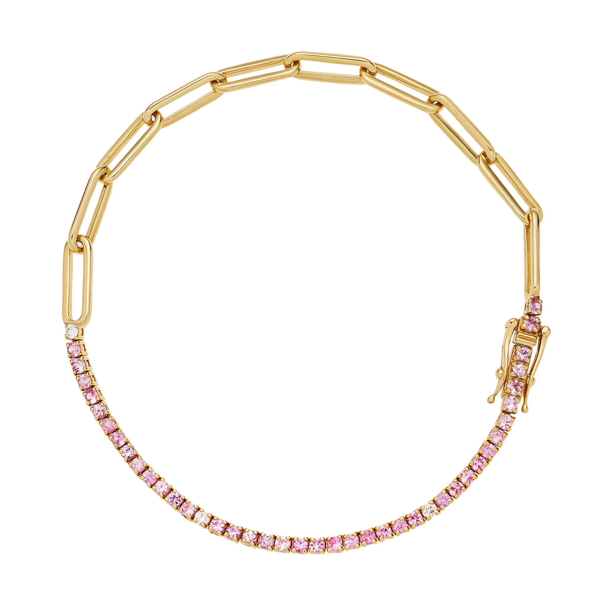 Piet Half & Half Tennis Chain Bracelet
