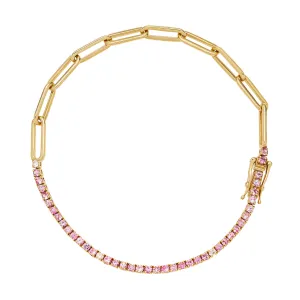 Piet Half & Half Tennis Chain Bracelet