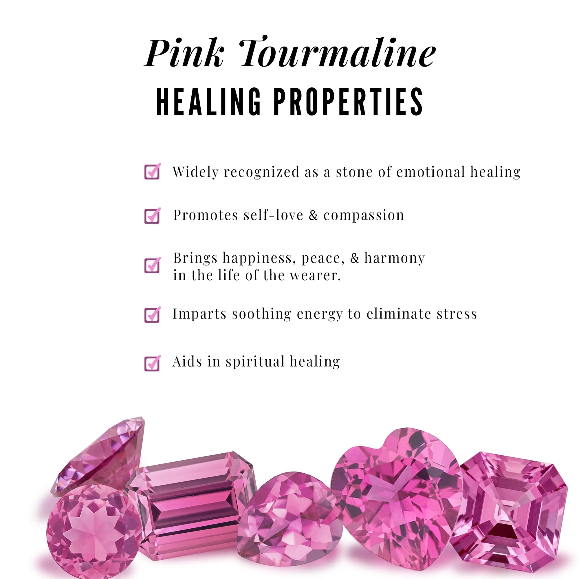 Pink Tourmaline Solitaire Floral Ring with Diamond