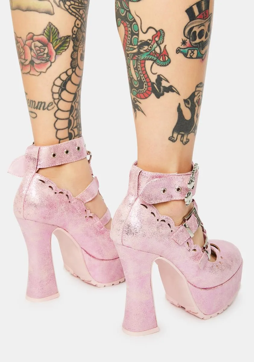 Pleasure Is Mine Platform Heels