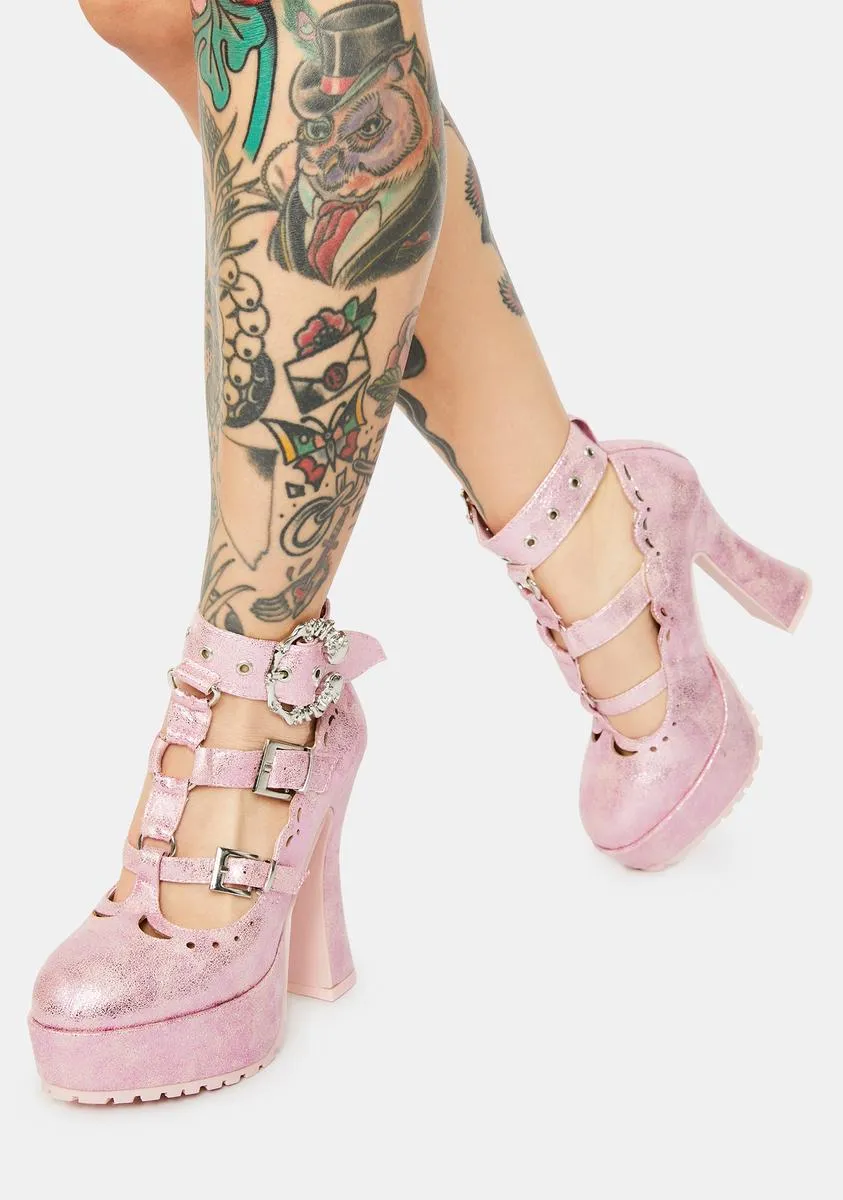 Pleasure Is Mine Platform Heels