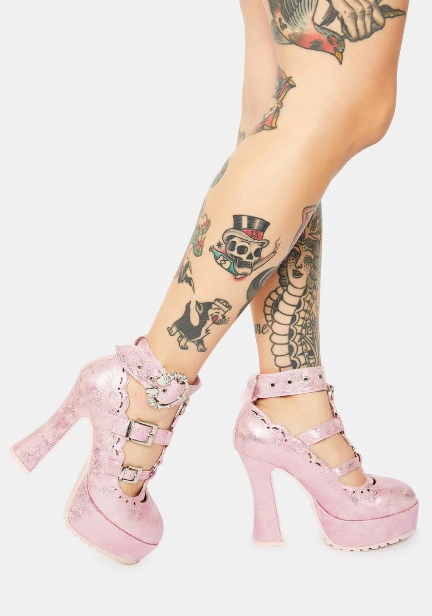 Pleasure Is Mine Platform Heels