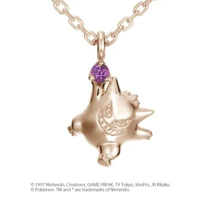 [Pokémon]Gengar necklace  K18rose gold