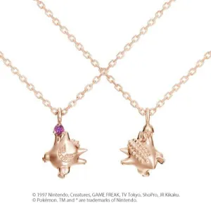 [Pokémon]Gengar necklace  K18rose gold