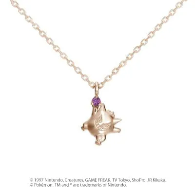 [Pokémon]Gengar necklace  K18rose gold